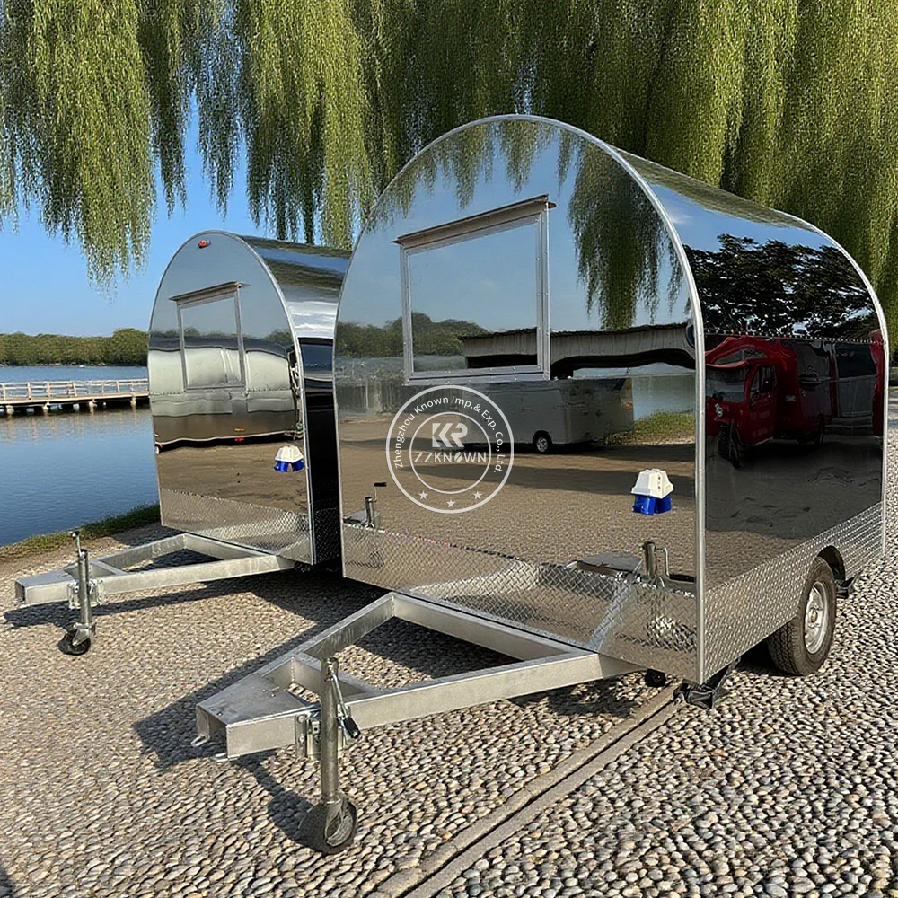 

USA Standard Mobile Food Trailer Fully Equipped Street Ice Cream Cart Bakery Food Cart Truck With CE