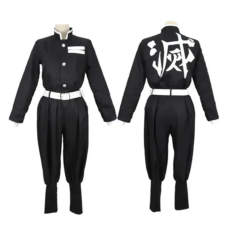 New Anime Demon Slayer Kimetsu no Yaiba Agatsuma Zenitsu Costume Cosplay donna Kimono uniforme Halloween Christmas Party Clothes