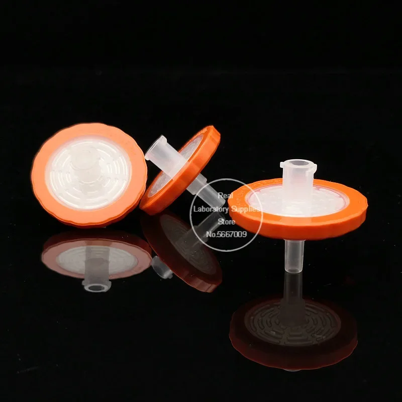 100pcs/pack Lab OD13mm and OD25mm Disposable Microporous Syringe Filter with PTFE Hydrophobic Filter Membrane