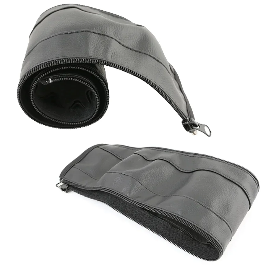 Baby Stroller Accessories Armrests Cover Pram Armrest Handle Covers PU Leather Zipper Universal Protective Case Cover