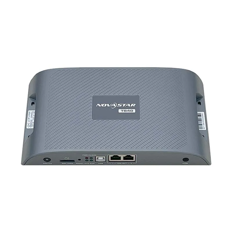 

Novastar TB40 Полноцветный 4K светодиодный настенный дисплей для видеоэкрана Adobe RGB 98% USB/WiFi RGB HUB75 Модуль контроллера Мультимедиа