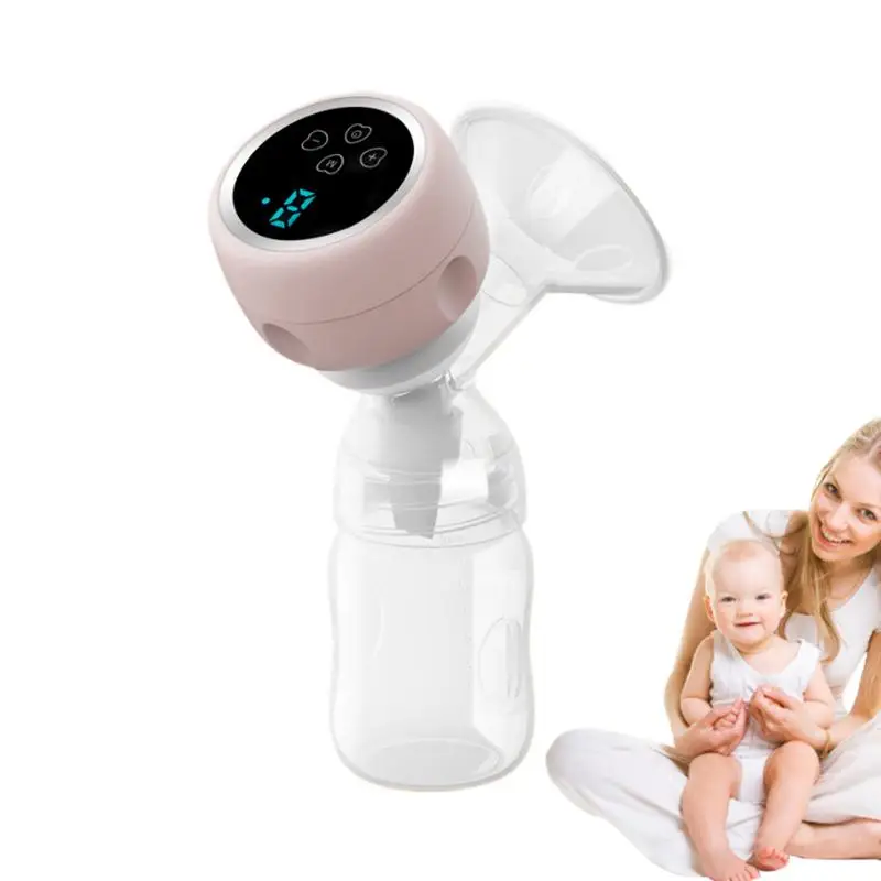 

Wearable Breast Pump 4 Modes & 9 Levels Breast Feeding Pump Low Noise Silicone Milk Extractor Rechargeable Portable