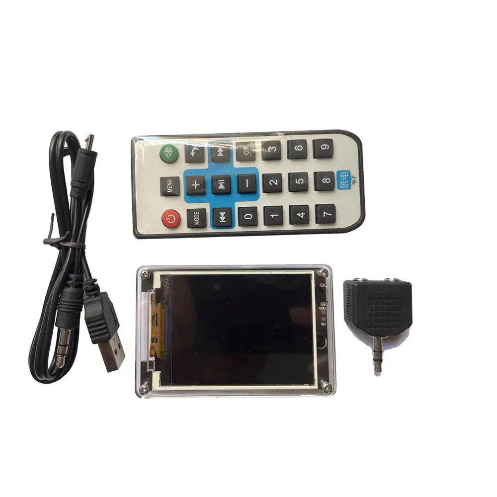 Imagem -06 - Lcd Music Spectrum Display Analyzer Indicador de Nível Áudio Ritmo de Luz Relógio Digital Lembrete de Férias Controle Remoto 2.4