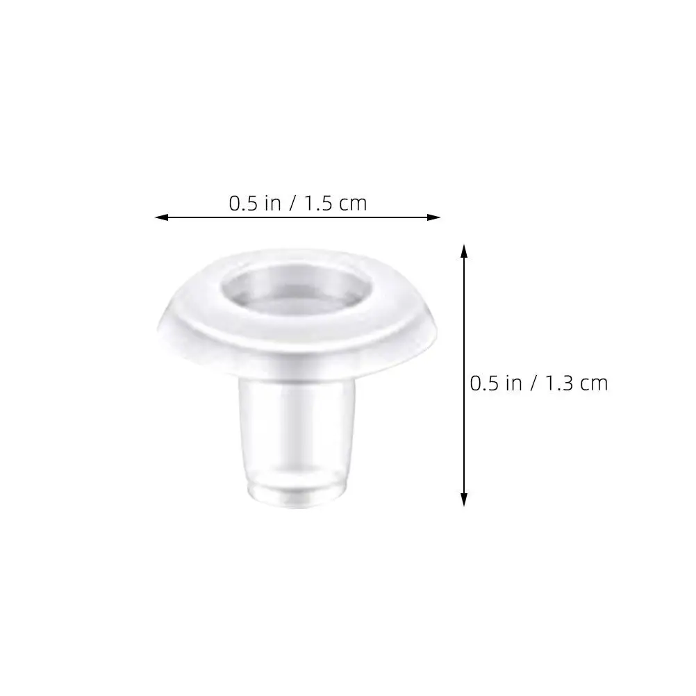 50pcs Curtain Accessories Transparent Blind Cordless Ladder Button For Blinds Plugs Bottom Rail Repair Parts Roller Shade
