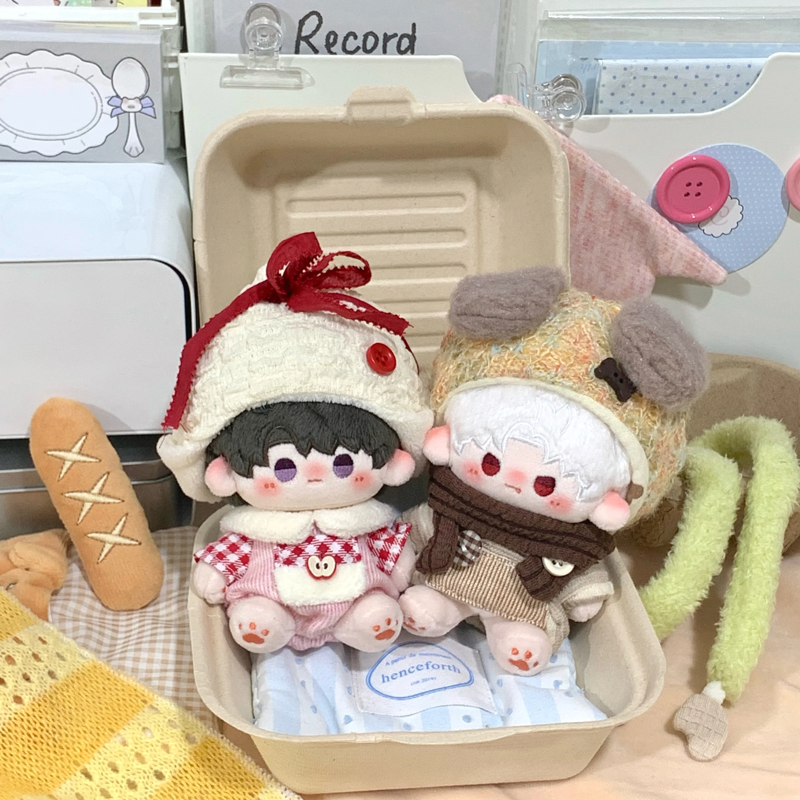 Liefde en Deepspace 10 cm Mini Katoenen Pop Rafayel Sylus Zayne Xavier Caleb Leuke Fanmade Originele Anime Otome Game Plushie Gift