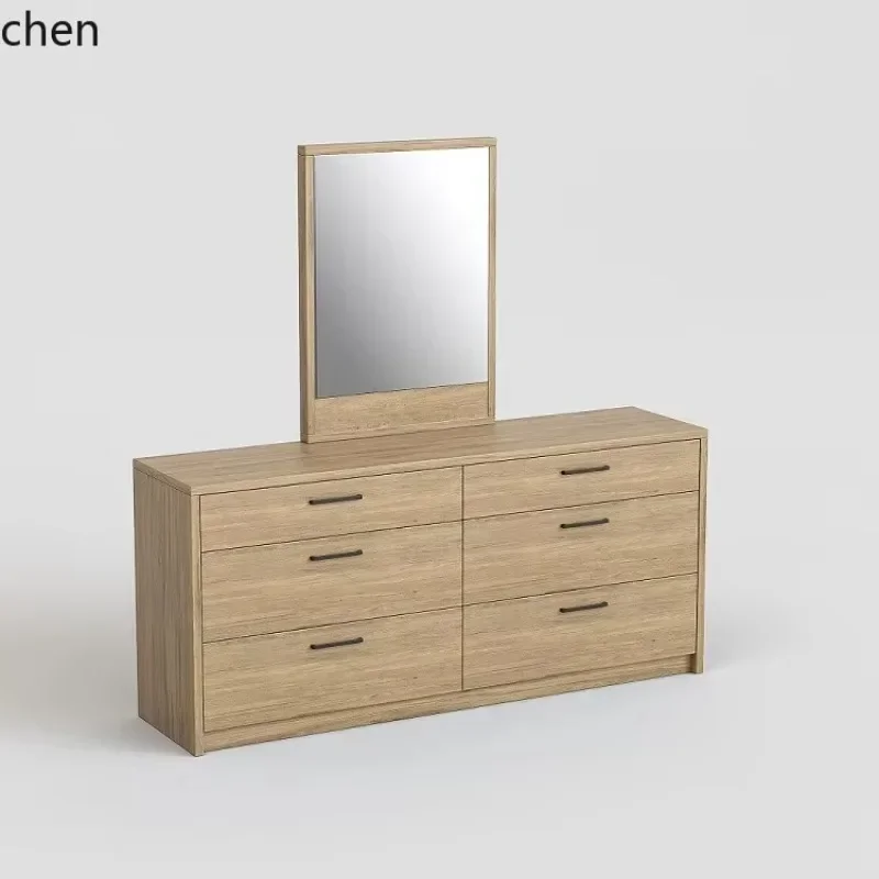 HYS Storage Cabinet Modern Simple Bed Large and Small Apartment Furniture Set Master Bedroom Chest