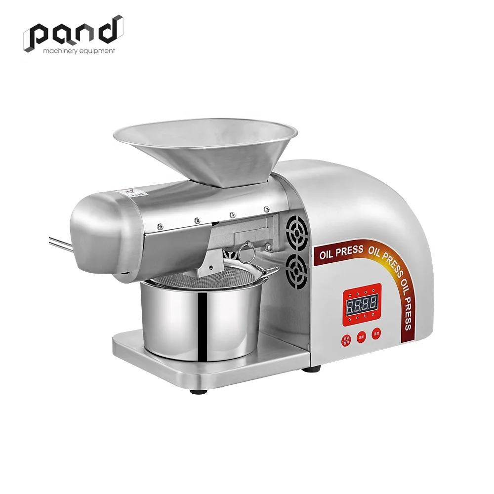 Mini Oil Press Mill Coconut Oil Expeller Hemp Seed Oil Extraction Machine