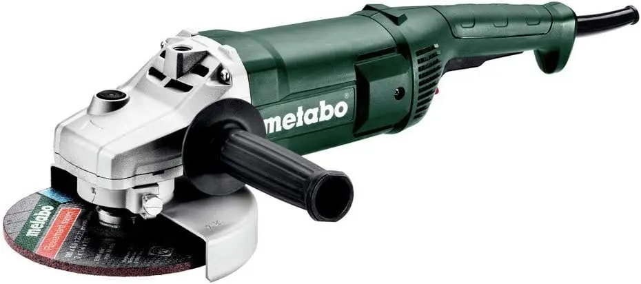 7-Inch Angle Grinder, 8,500 Rpm, 15 Amp, Paddle Switch, W 2200-180, 606434420, Green