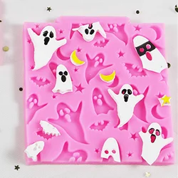 Halloween Ghost Silicone Mold DIY Chocolate Cake Dessert Fondant Moulds Baking Decoration Tool Resin Kitchenware