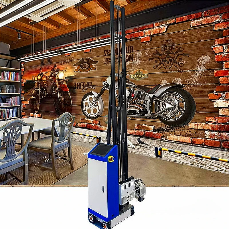 3D UV Flatbed Printer Vertical Wall Inkjet Machine For Metal Aluminum Composite Panel PVC Foam Board Direct Printing Customized