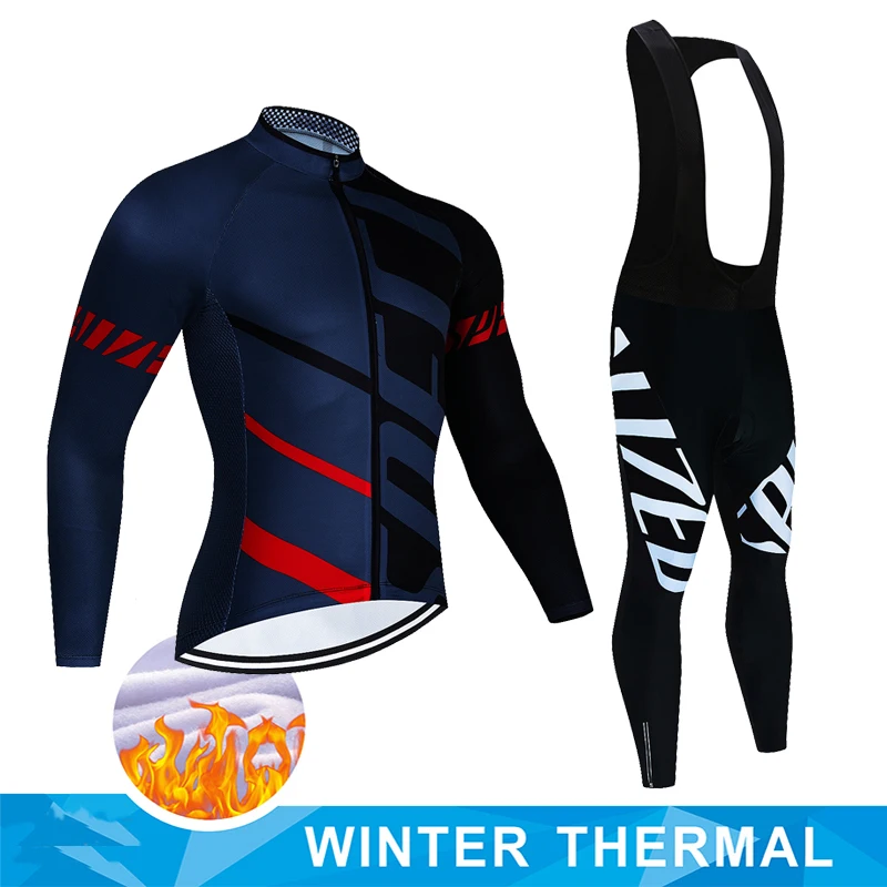 Team Team Men Winter Thermal Fleece Long Sleeve Cycling Jersey Set MTB Bicycle Clothes Wear Ropa Ciclismo Racing Bike Jersey Suit - Aliexpress Deal
