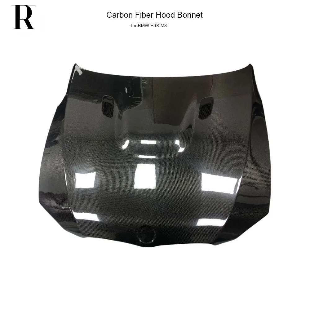 

OEM Style Real Carbon Fiber Front Bumper Hood Bonnet Scoop for BMW E90 E92 E93 M3 06-11