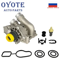 OYOTE 06H121026DD 06H121026CD  Aluminum Thermostat Engine Water Pump Repair For Audi A3 A4 Q5 TT VW CC Tiguan Jetta Golf GTI