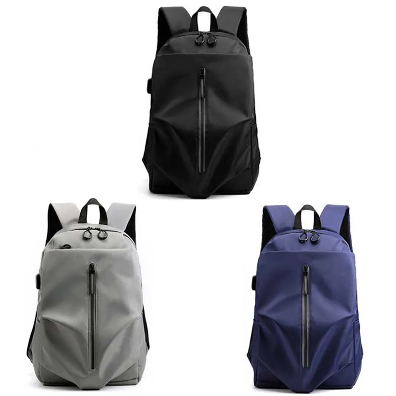 Super Light Nylon Men Casual Backpack Waterproof Oxford Laptop Men Travel Backpack Large Capacity Reflective Stripe School Bag