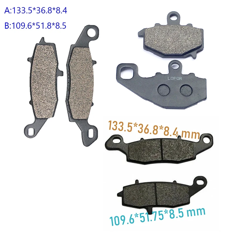 

Motorcycle Brake Pads Front&Rear For Kawasaki ER-6f EX 650 ER-6n ER 650 KLE 650 Z 750 GPZ 1100 ZRX 400 E3 ZR 400 ER6F ER6N EX650