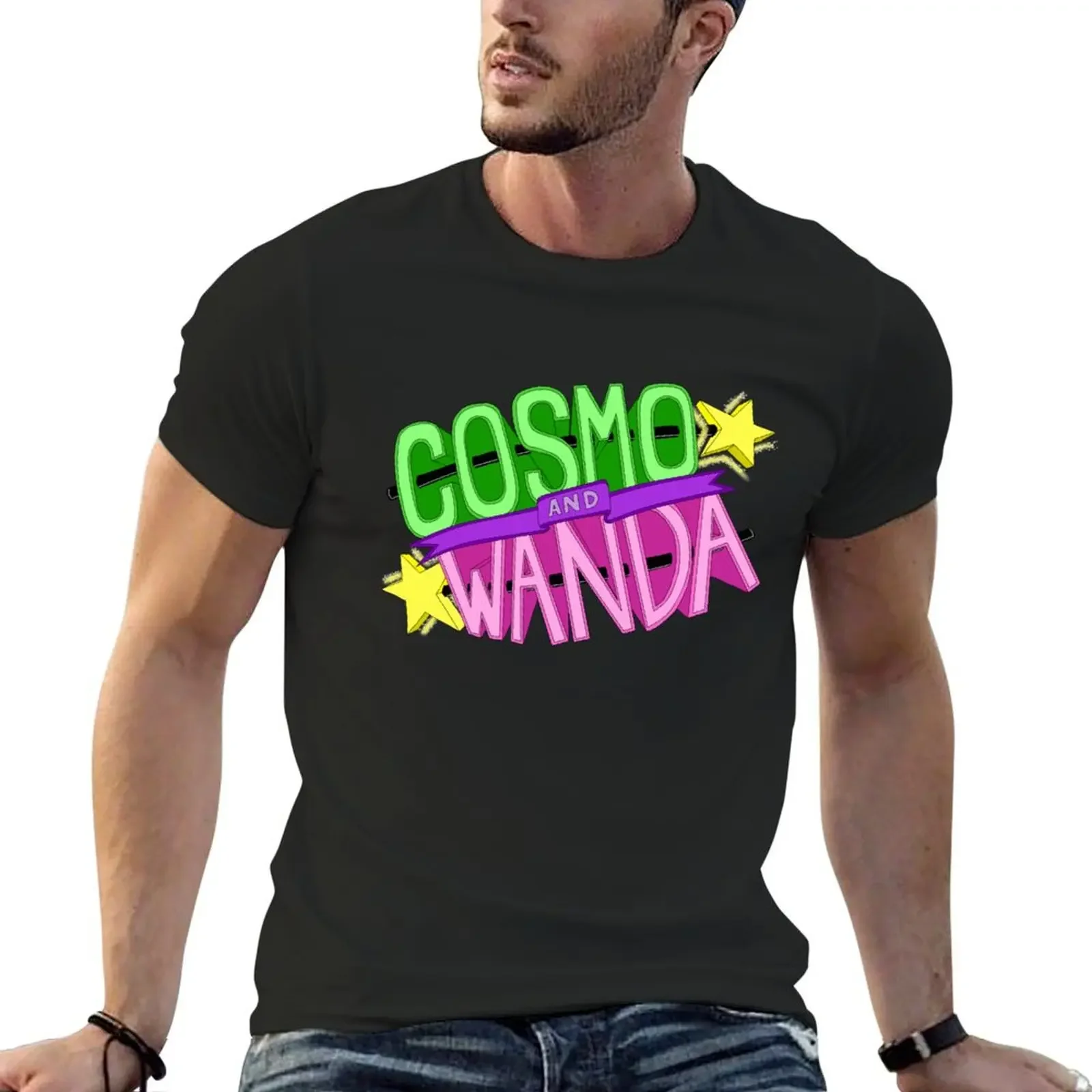 

Cosmo and Wanda T-Shirt graphic shirts plus sizes customizeds man t shirt clothes for men