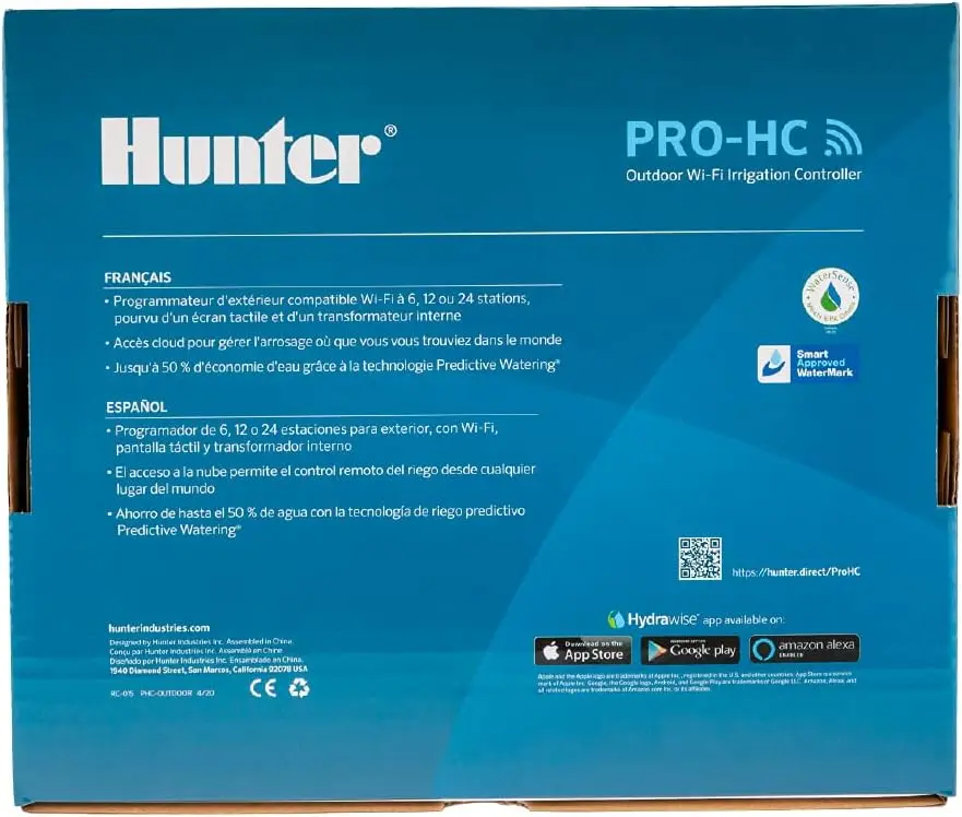 Hydrawise Pro-HC 24-Station Outdoor Wi-Fi Irrigation Controller