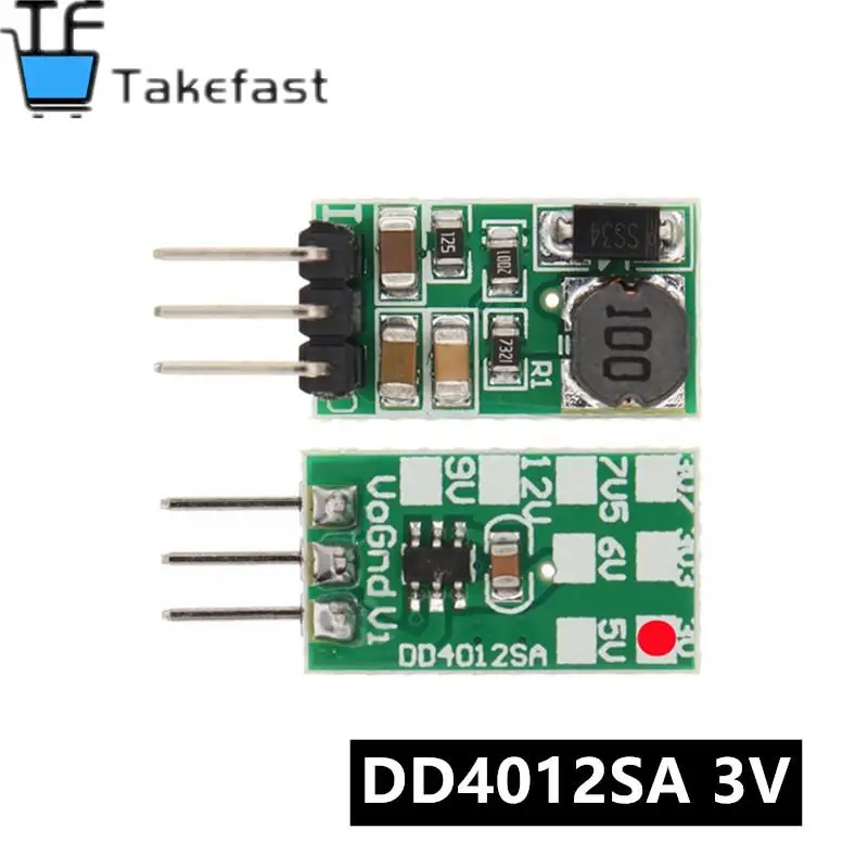 DC-DC DC 5-40V zu 3V 3,3V 3,7V 5V 6V 7,5V 9V 12V 1A Buck Step Down Converter Modul Spannungsreglerplatine ohne Pin