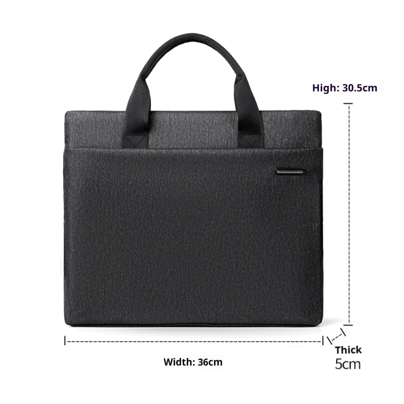 حقيبة رجالية ذات سعة كبيرة، قماش متين، سحاب للإغلاق، حقيبة ركاب مكتبية، مناسبة للمكتب والتنقل اليومي
