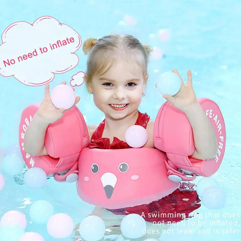 Flotadores de brazo de alas de agua para bebés, entrenador de natación, Flotador para niños pequeños, no inflable