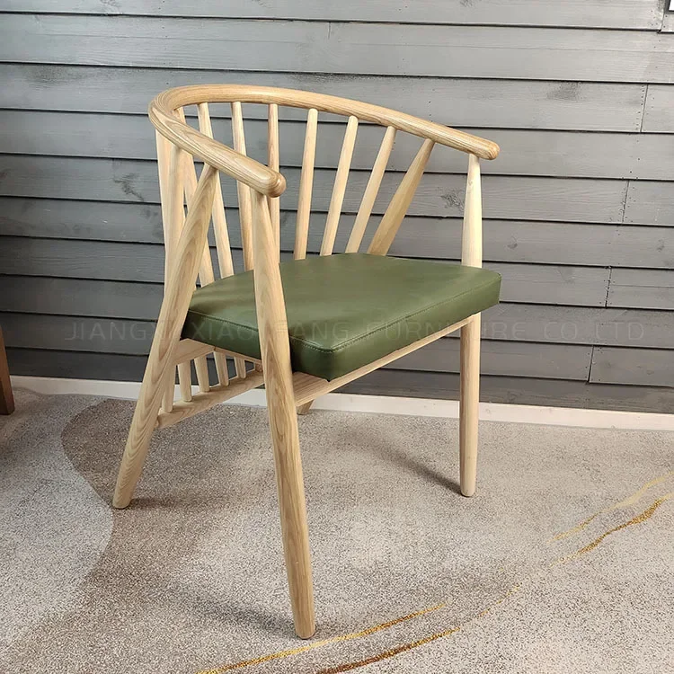 노르딕 프린세스 체어 원목 윈저 스타일 홈스테이 심플 홀 밀크티 스위트