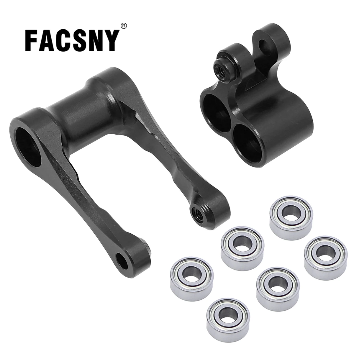 7075 Alloy Rear Shock Absorber Steering Arm Steering Servo Mount for LOSI 1/4 Promoto MX Motorcycle RC With Enlarged Bearings