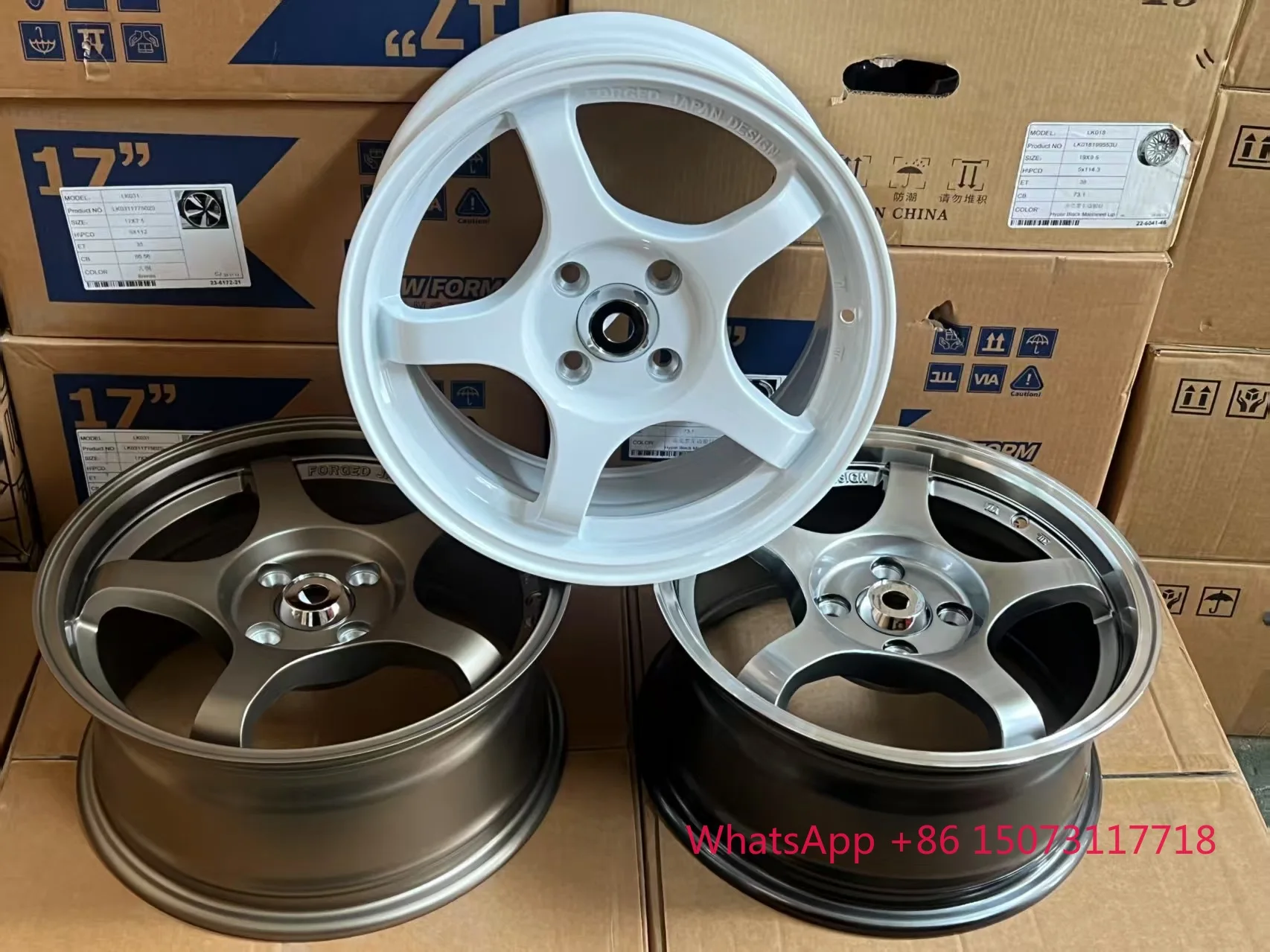 New15 Inch Machined LipAlloyWheels 4-Hole PCDFive Spoke Working for BYD for For Passenegr Cars Aftermarket Accessory
