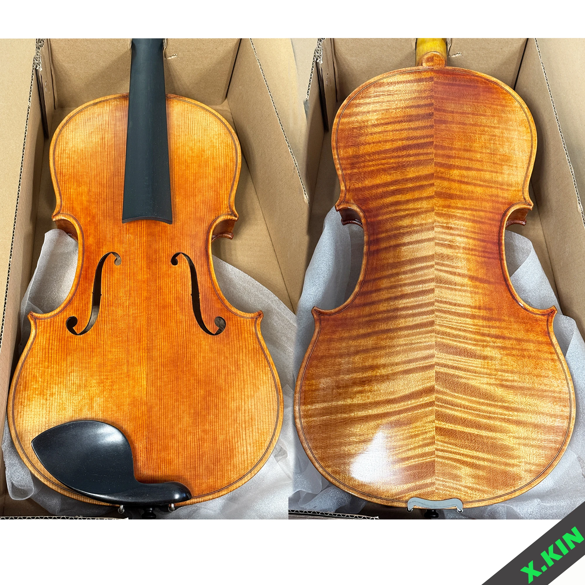 

16 Inch Professional Viola, Full Outfit Case/Bow/Shoulder Rest/Strings, for Adult & Stage Use