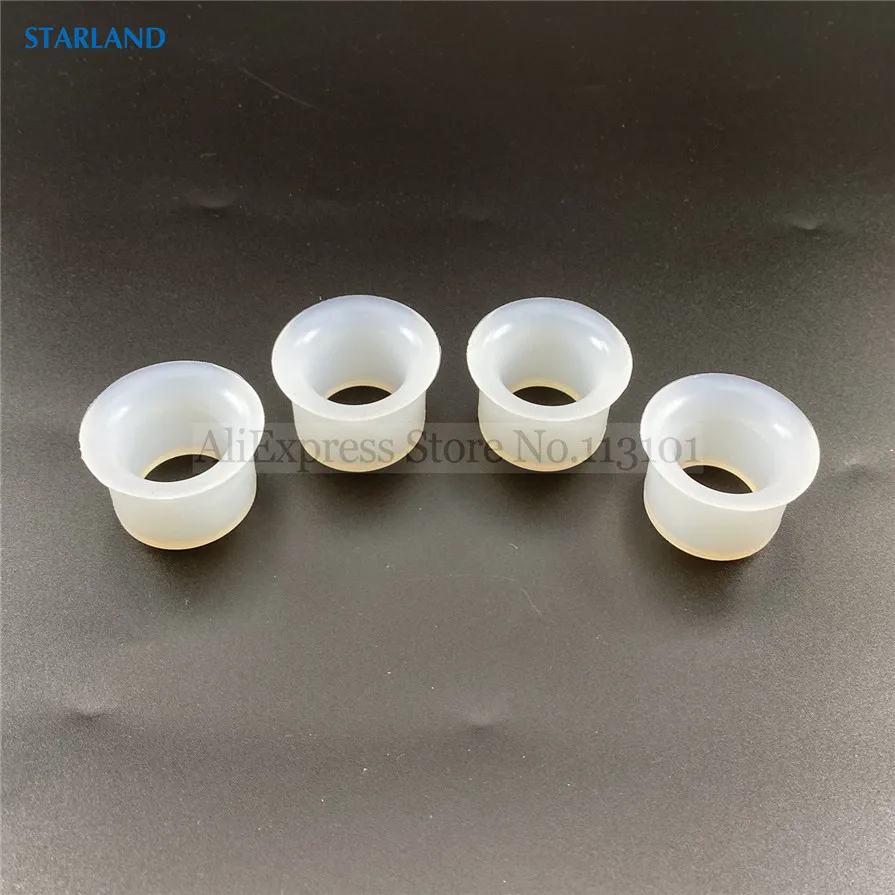 4 Pieces Seal Tube Rings Trumpet Type Circle Gaskets Fitting Parts ZM Soft Ice Cream Machines Accessories Outer Diameter 44mm
