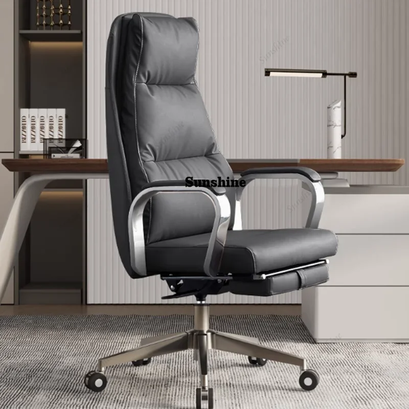 

Comfy Normal Swivel Office Chair Simple Backrest Swivel Armchair Office Chair Ergonomic Design Cadeira De Escritorio FurnitureYY
