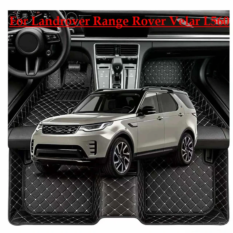 

OMANE Custom Car Floor Mats For Landrover Range Rover Velar L560 Carpet Rugs Accessories Interior Waterproof