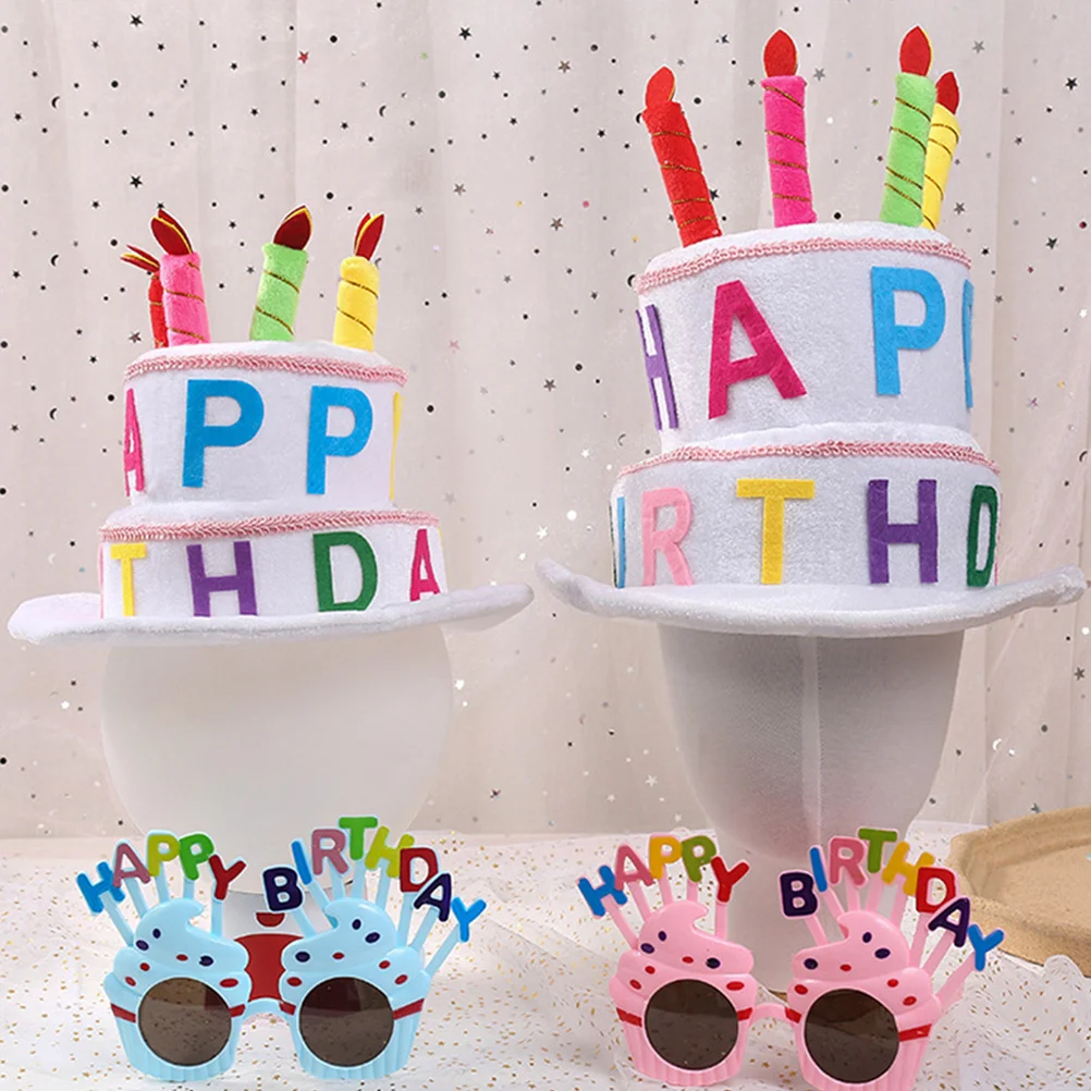 Birthday Hat Party Headwear Top Caps Children Supplies Greet Headdress Decor Travel for