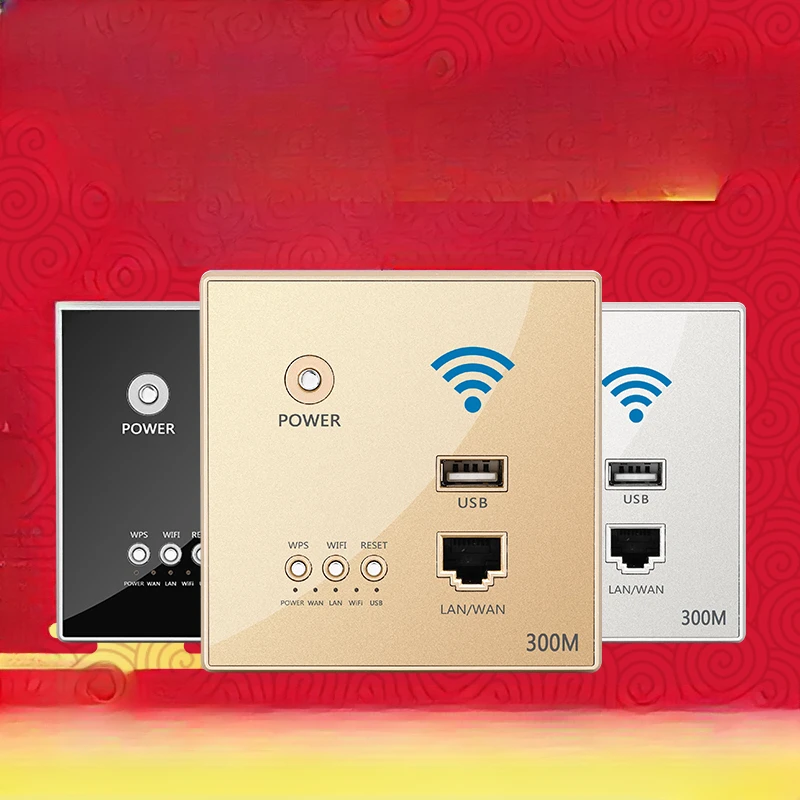 

Smart Home Wall Router Smart Socket WiFi Panel Home Hotel Type 86 Wireless AP Panel