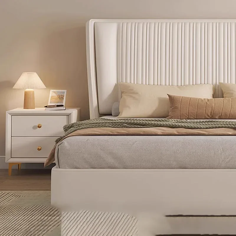 سرير ياباني شحن مجاني راقي وحديث وبسيط وسرير عصري وكاميرا عالية Da Letto أثاث منزلي كامل من Mobili