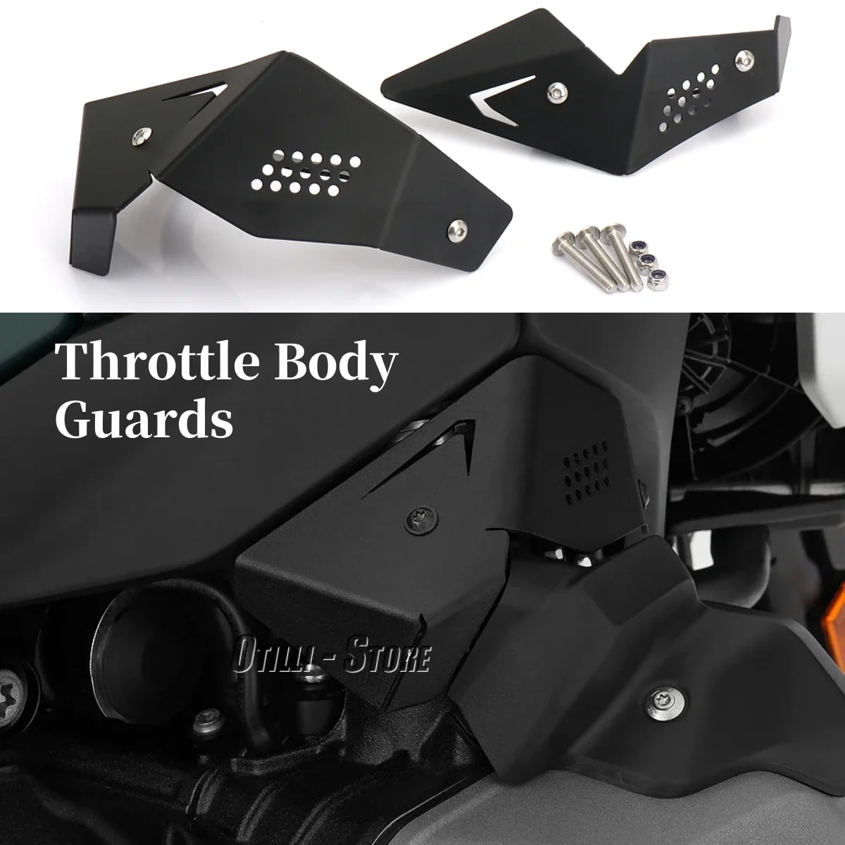 غطاء حماية لحراس جسم الخانق للدراجات النارية BMW R1300GS R1300 GS R 1300 GS 2023 2024 غطاء صمامات الخانق للحماية