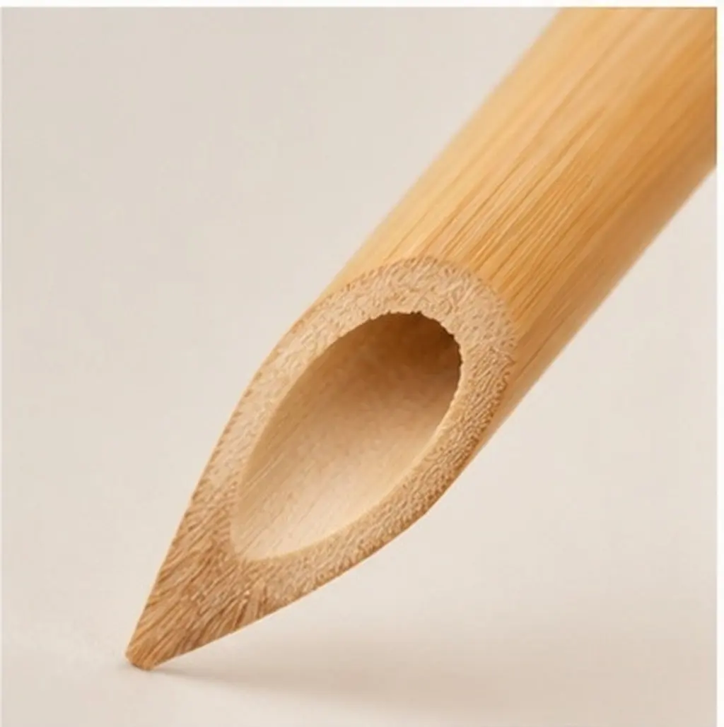 Handcrafted Bamboo Dip Pen Slanted Nib Ink Dipping Pen for Calligraphy Drawing Writing Artists Beginners Hand Lettering Pens