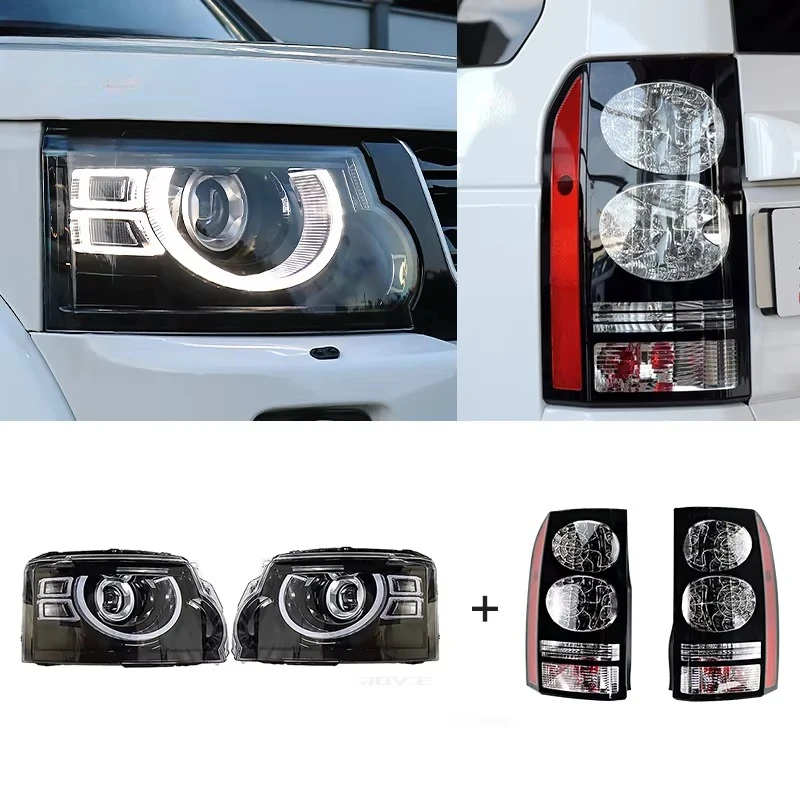 

Обновленный светодиодный фонарь нового дизайна для Land Rover Discovery 4 2014 2015 2016, фара и задний фонарь в сборе Plug and Play