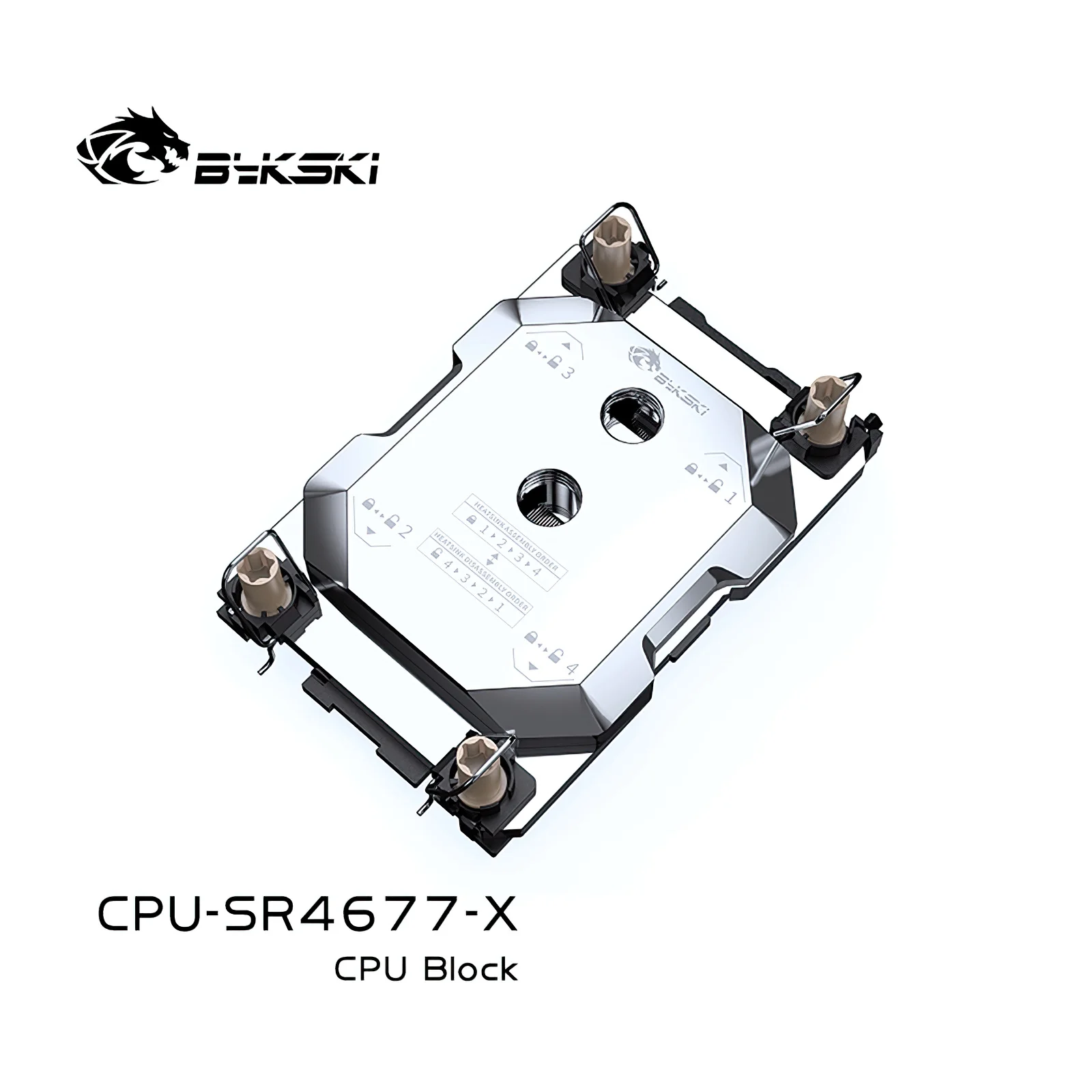 Bykski CPU Liquid Water Cooling Block Cooler for Intel LGA4677 CPU-SR4677-X