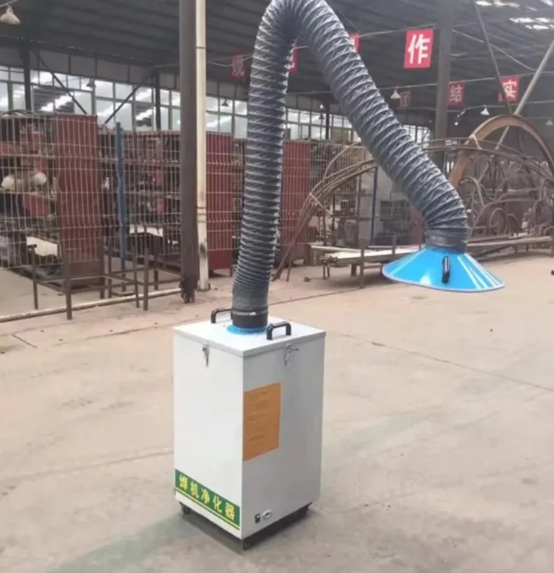 Welding Fume Purifier Mobile Workshop Electric Dry Dust Collector air Exhaust Gas Filter Gas Cleaning Machine