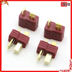 10pcs/Lot Anti-Skidding Deans Plug T Style Connector Female / Male For Rc Lipo Battery Esc Rc Remote Control Model Aircraft