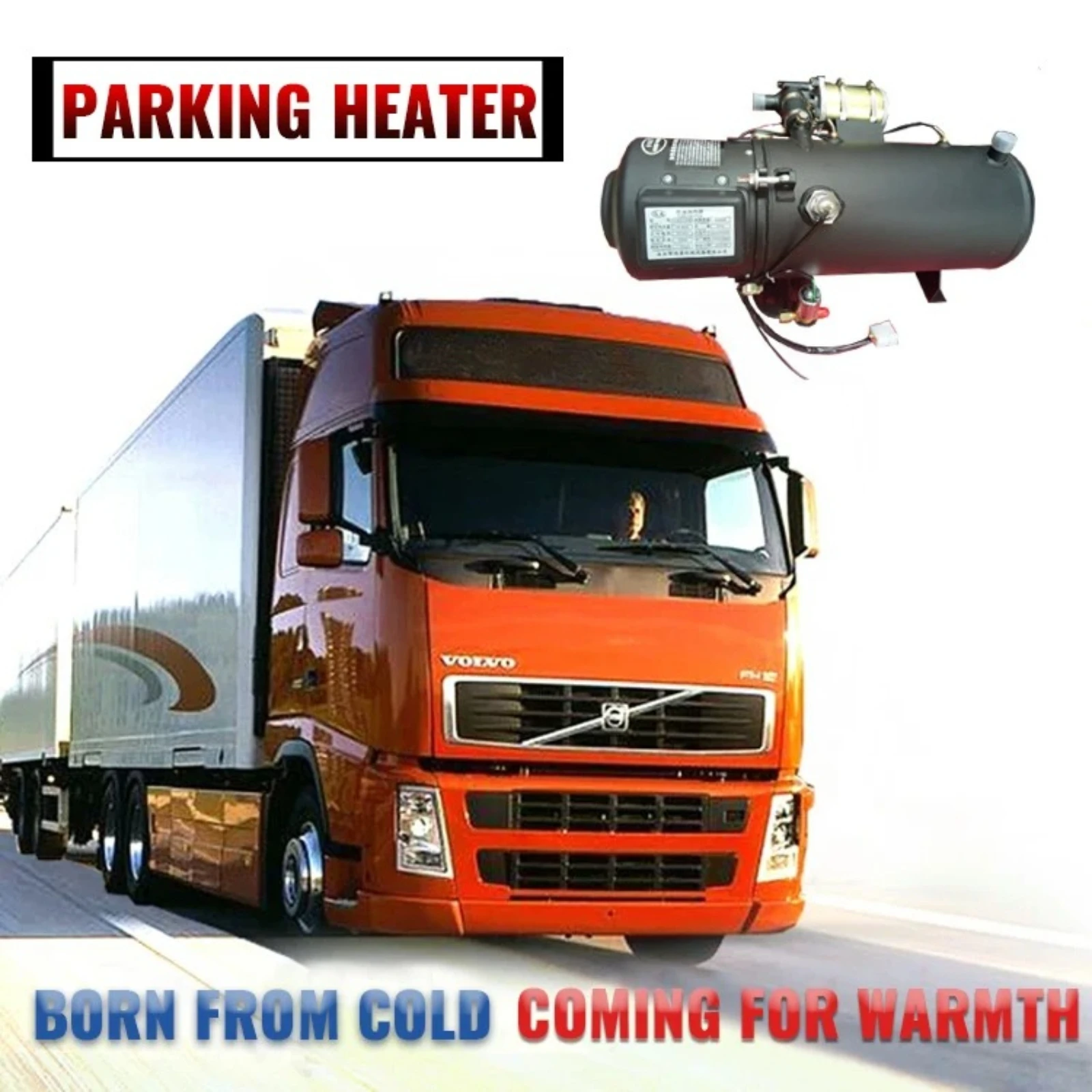 SIHAO Universeller Diesel-Wasser-Vorwärmer 10KW, 12V-24V Doppelspannungs-Fahrzeugheizung, Hochleistungs-Heizgerät für Motorwärmung und Innenraumheizung von Fahrzeugen