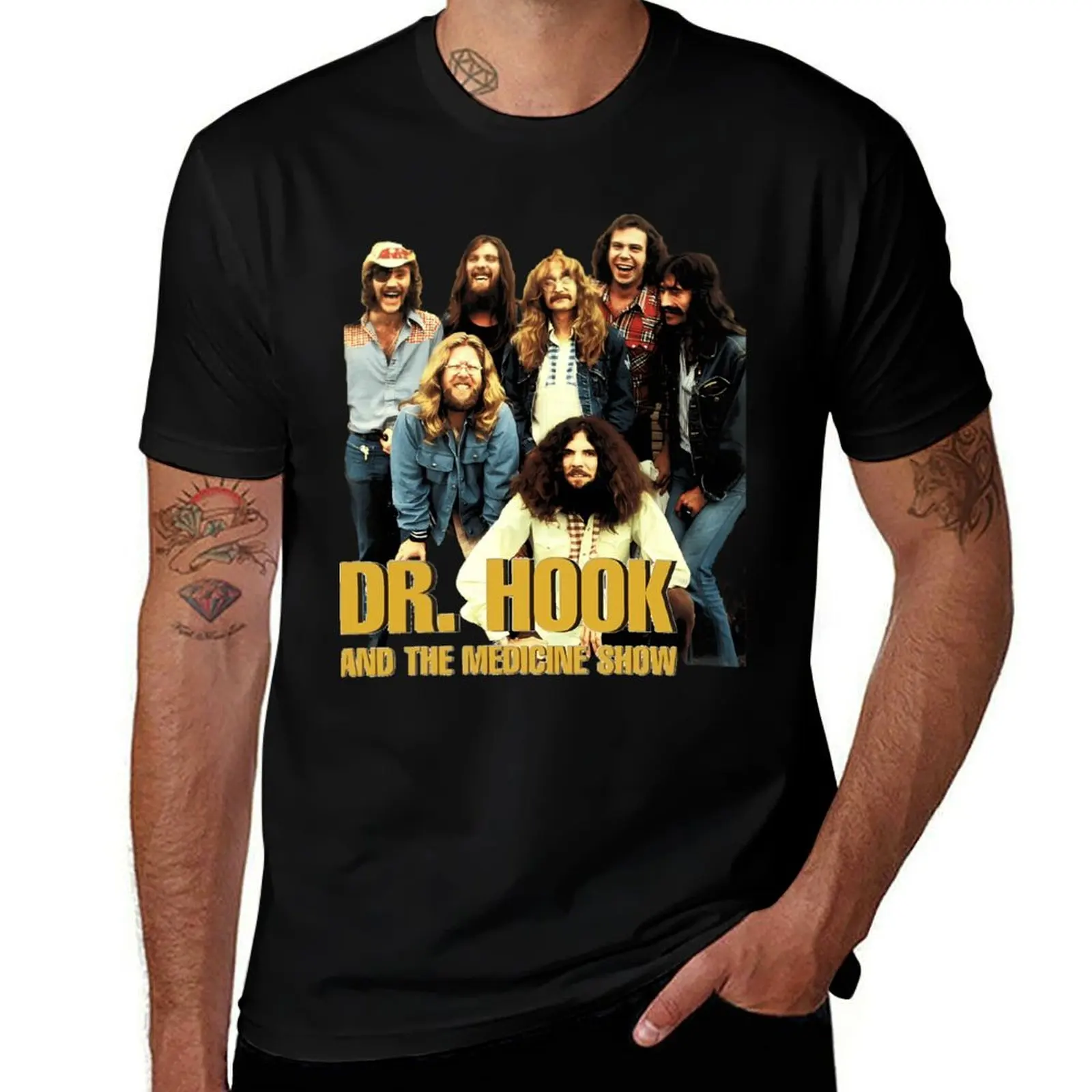 

Dr H.ook And The M.edicine Show T-Shirt Funny t-shirt anime clothes plus size tops t shirts for men pack