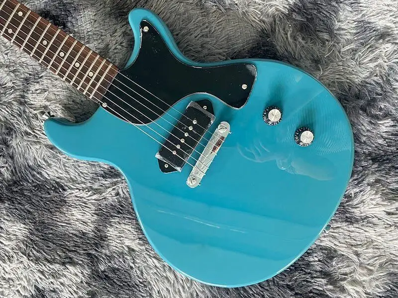 Electric Guitar Junior Blue Color Active Pickup and Neck, Hot Sale