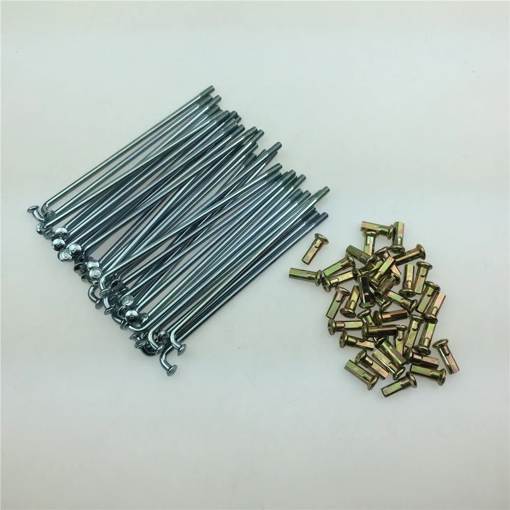 STARPAD For Jialing ZS125GY motorcycle tire accessories Offroad motorcycle right angle steel wire spokes 36pcs 128MM 4.0