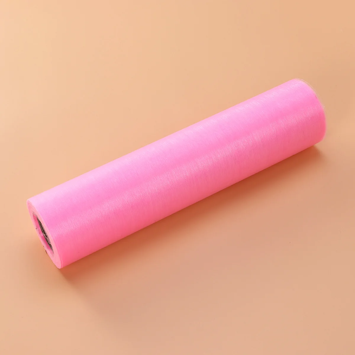 

20 Yard Wedding Tulle Roll Organza Fabric Diy Gauze Sheer Curtain Bouquet Wrap Decoration Pink Ball Flower Head Accessory Arched