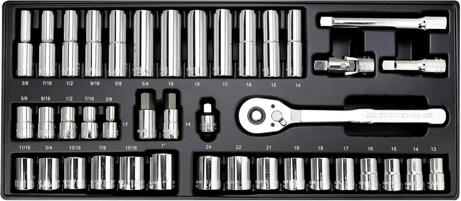 308 Piece Mechanics Tool Set, Socket and Wrench Set (CMMT45939) torque wrench tools set wrench set socket wrench set car tools