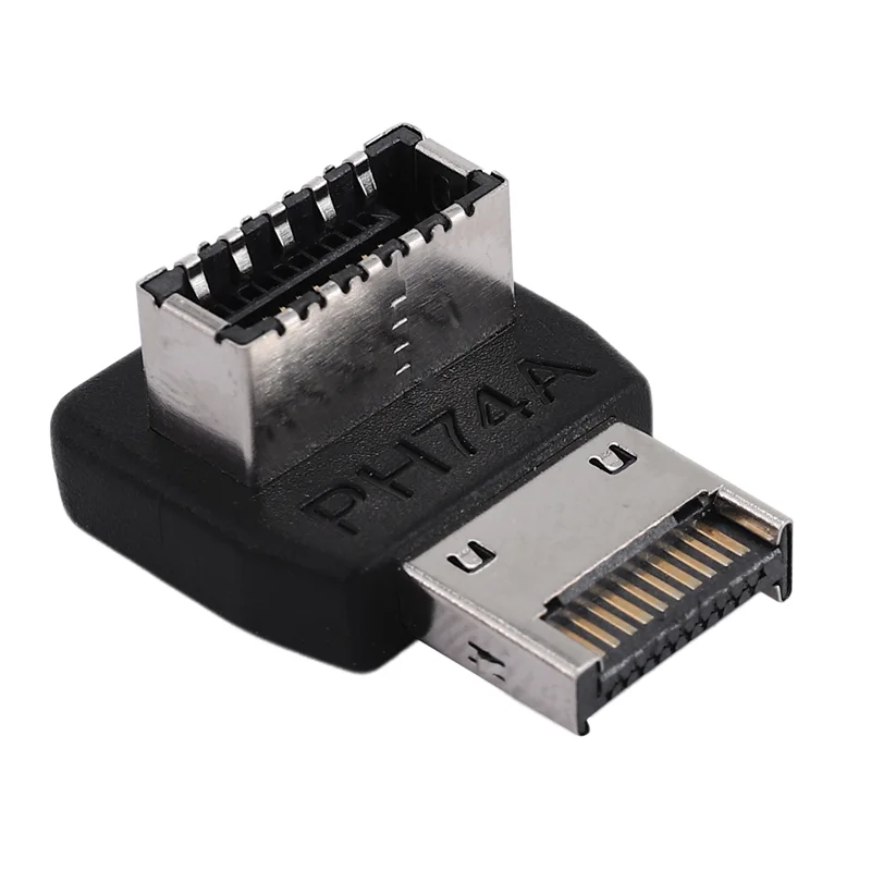 B47C Computermoederbord Type-E USB 3.1 Type-E-interface 90 graden stuurelleboog Front Type-C geïnstalleerde adapter