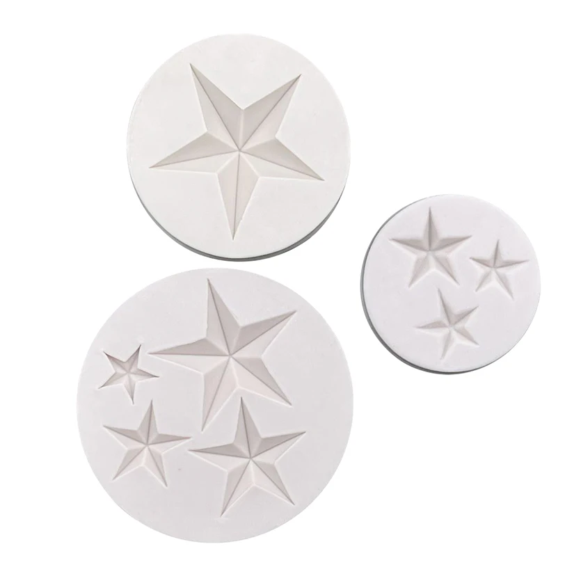 Star Silicone Mold Sugarcraft Chocolate Cupcake Baking Mold Fondant Cake Decorating Tools