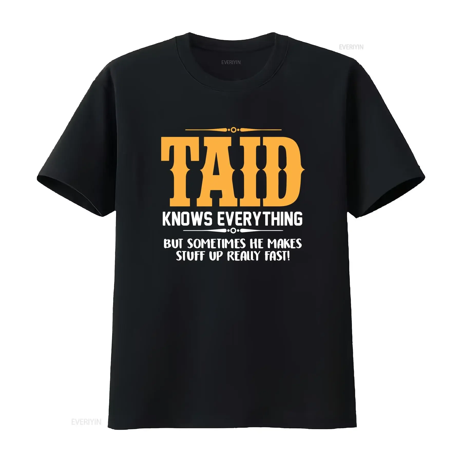 Taid sait tout, mais parfois il fait semblant de le savoir, t-shirt drôle pour hommes, garçons, anniversaire, noël, graphique vintage lavé