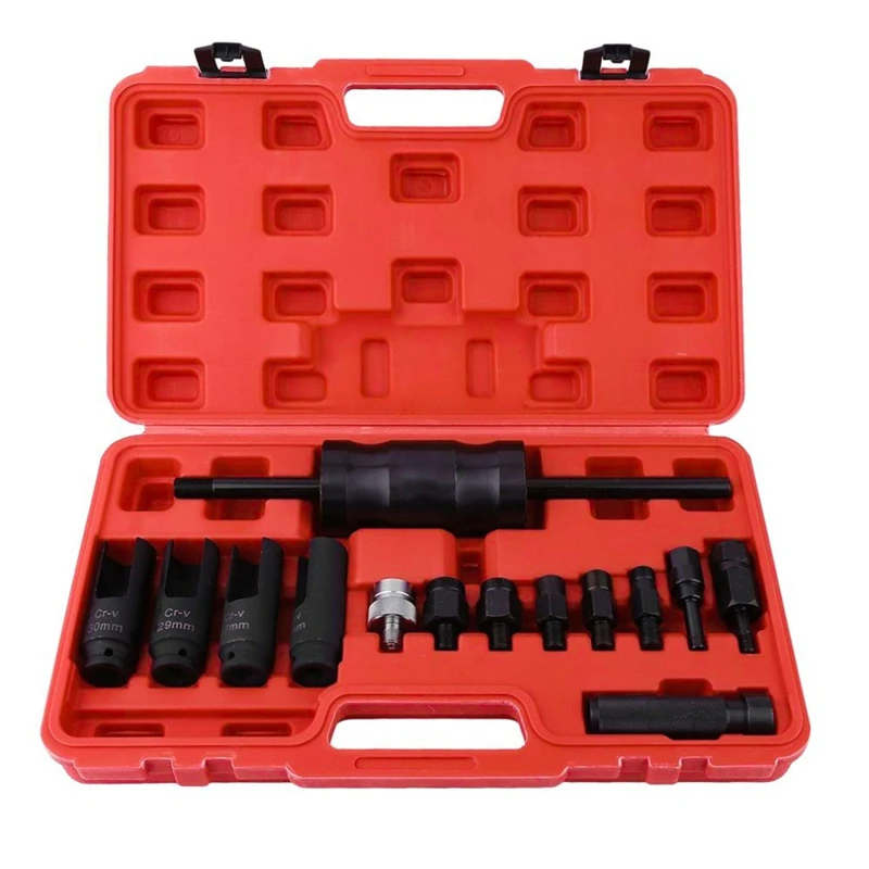 14 Piece Injection Puller Tool For  Delphi Deso Siemens Diesel Injector Remover